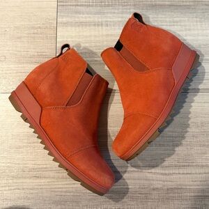Sorel Burnt Orange Ankle Boots